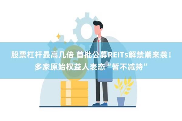 股票杠杆最高几倍 首批公募REITs解禁潮来袭！多家原始权益人表态“暂不减持”