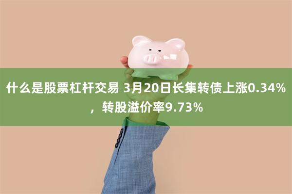 什么是股票杠杆交易 3月20日长集转债上涨0.34%，转股溢价率9.73%